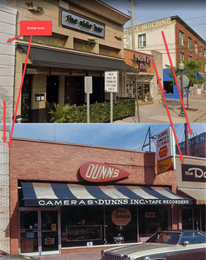 Dunns Camera - Then Vs Now Comparison